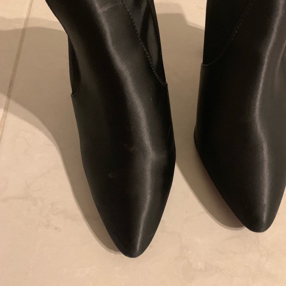 Express satin black sock booties - Picture 4 of 6